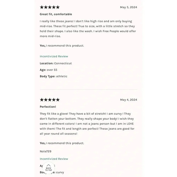 NWT Free People We The Free Love Stone Bootcut Flare Jeans Denim Blue 26 - Picture 6 of 16